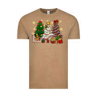 Vintage Coffee Cake Christmas trees Vintage Tee - NancyCooperArtShop