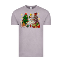 Vintage Zinc Cake Christmas trees Vintage Tee - NancyCooperArtShop