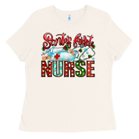 Bone santa is favorite nurse Ladies Tee - CowhideDigitalArt