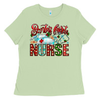 Santa Is Favorite Nurse Ladies Tee | Teevron