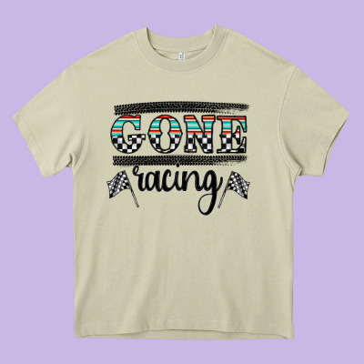 Goneracing Heavy Core Tee Designed By Cowhidedigitalart