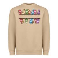 Mushroom custom crayons Heavyweight Sweatshirt - MaliasSmallBusiness