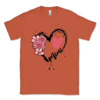 Copper mimi flower heart Classic Tee - MaliasSmallBusiness