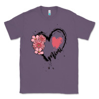 Lavender mimi flower heart Classic Tee - MaliasSmallBusiness