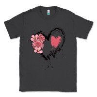 Smoke mimi flower heart Classic Tee - MaliasSmallBusiness