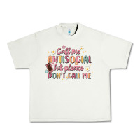 Pistachio call me antisocial but please don't call me Urban Heavy Tee - MaliasSmallBusiness