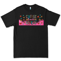 Black coffee teach repeat teacher libbey glass Premium Tee - HRA Design Shop