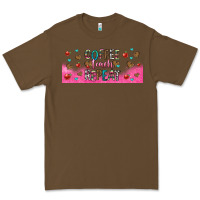 Cacao coffee teach repeat teacher libbey glass Premium Tee - HRA Design Shop
