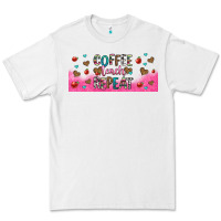 Coffee Teach Repeat Teacher Libbey Glass Premium Tee | Teevron