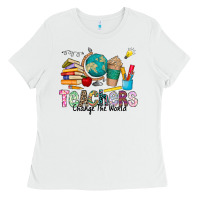 Teachers Change The World Ladies Tee | Teevron