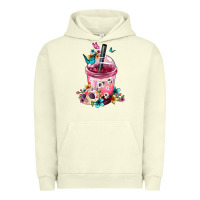 Pigment Pistachio Mexican Day Of The Dead Skulls Coffee Cup Urban Hoodie - FaDigitalArtStudio