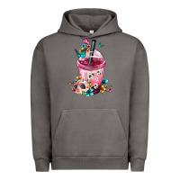 Pigment Tornado Mexican Day Of The Dead Skulls Coffee Cup Urban Hoodie - FaDigitalArtStudio