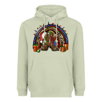 Matcha Army Christmas rainbow Heavyweight Hoodie - NancyCooperArtShop