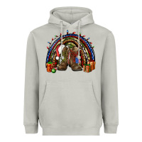 Moon Dust Army Christmas rainbow Heavyweight Hoodie - NancyCooperArtShop