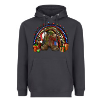 Smoke Army Christmas rainbow Heavyweight Hoodie - NancyCooperArtShop