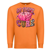 Carrot go fight cure pumpkin Premium Sweatshirt - texasbilliewilder