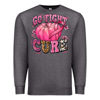 Charcoal Heather go fight cure pumpkin Premium Sweatshirt - texasbilliewilder