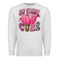 Oatmeal Heather go fight cure pumpkin Premium Sweatshirt - texasbilliewilder