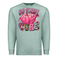 Seafoam go fight cure pumpkin Premium Sweatshirt - texasbilliewilder