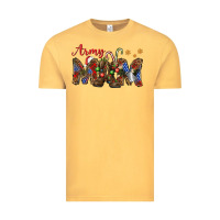 Vintage Mustard Christmas Army Mom Vintage Tee - NancyCooperArtShop