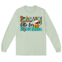Matcha probably late for something Long Sleeve Tee - NancyCooperArtShop