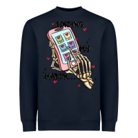 Navy finding my match Heavyweight Sweatshirt - MaliasSmallBusiness