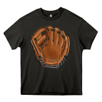 Asphalt baseball glove Heavy Core Tee - BarkalooDesign