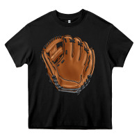 Black baseball glove Heavy Core Tee - BarkalooDesign