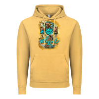 Vintage Mustard western cross blessed lily butterfly Vintage Hoodie - BarkalooDesign