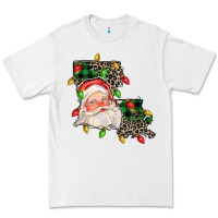 White Louisiana map christmas santa Premium Tee - FaDigitalArtStudio