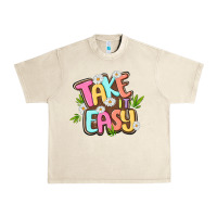 Sandshell take it easy Urban Heavy Tee - MaliasSmallBusiness