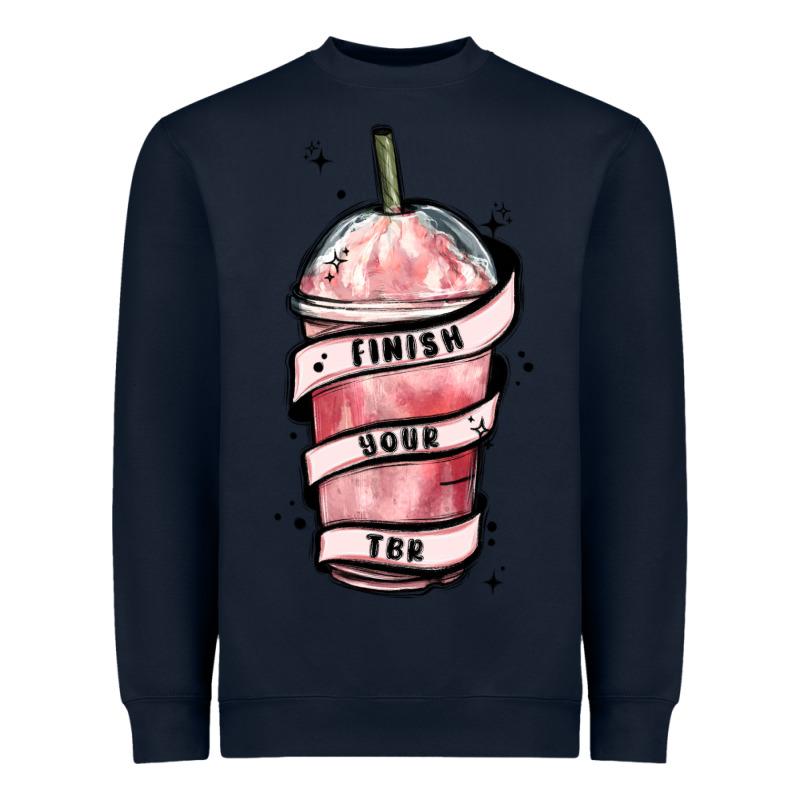 Finish Your Tbr Heavyweight Sweatshirt by MaliasSmallBusiness | Teevron