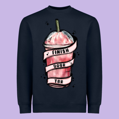 Finish Your Tbr Heavyweight Sweatshirt Designed By Maliassmallbusiness