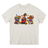 Cream american gnomes Heavy Core Tee - FaDigitalArtStudio