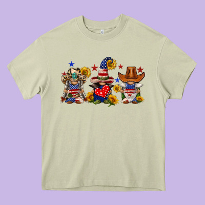 American Gnomes Heavy Core Tee Designed By Fadigitalartstudio
