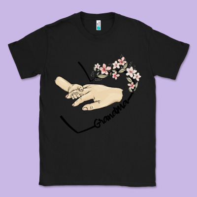 Personalized Grandma Classic Tee Designed By Maliassmallbusiness
