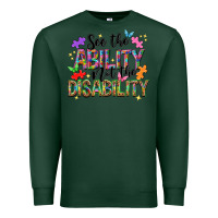 Sports Green see the ability not the disability nca Premium Sweatshirt - NancyCooperArtShop