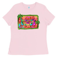 Bubblegum Pink summer vibes watermelon Ladies Tee - JahusDesignShop