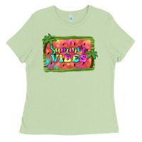 Matcha summer vibes watermelon Ladies Tee - JahusDesignShop