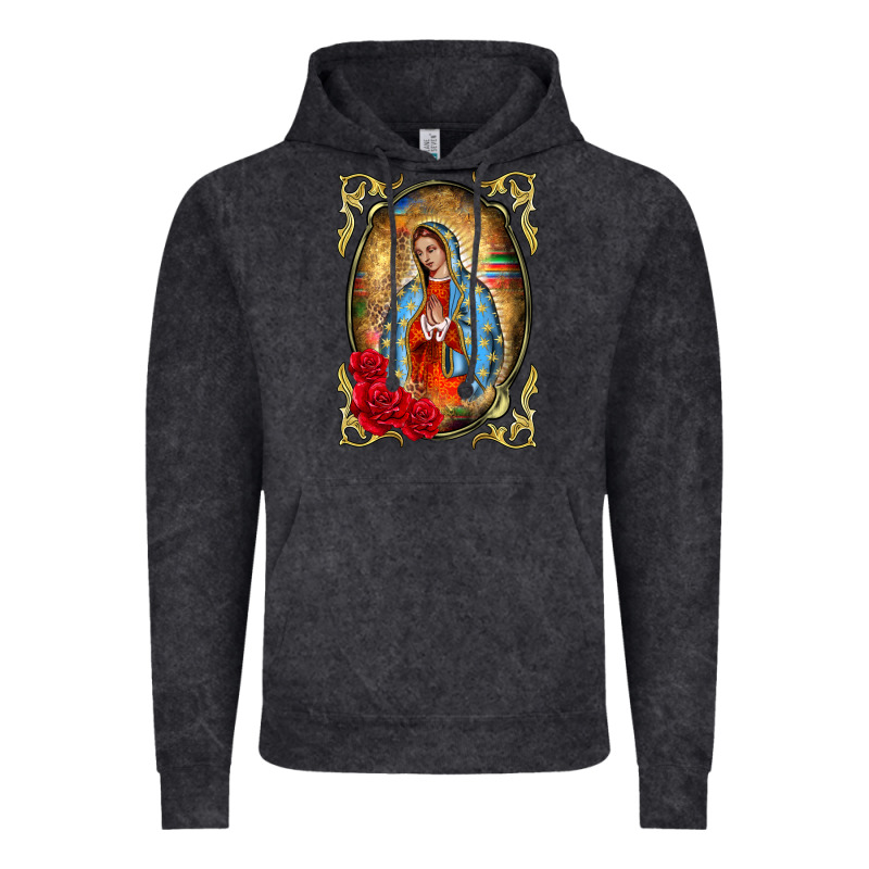Our Lady Of Guadalupe Frame Vintage Hoodie by BarkalooDesign | Teevron