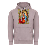 Vintage Zinc our lady of guadalupe frame Vintage Hoodie - BarkalooDesign