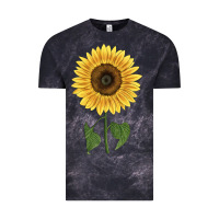 Cloud Black giganteus sunflower Vintage Tee - LillyAllenDesigns
