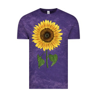 Cloud Purple giganteus sunflower Vintage Tee - LillyAllenDesigns