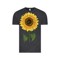 Vintage Black giganteus sunflower Vintage Tee - LillyAllenDesigns
