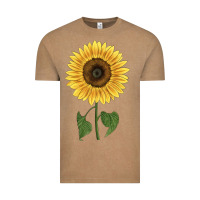 Vintage Coffee giganteus sunflower Vintage Tee - LillyAllenDesigns
