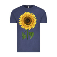 Vintage Denim giganteus sunflower Vintage Tee - LillyAllenDesigns