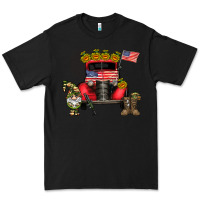 Black america soldier truck Premium Tee - CowhideDigitalArt