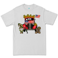 Dove Grey america soldier truck Premium Tee - CowhideDigitalArt