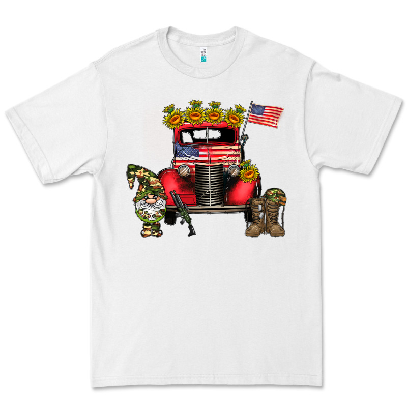 America Soldier Truck Premium Tee by CowhideDigitalArt | Teevron