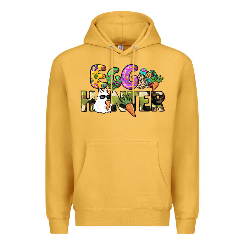 Egg Hunter Easter Day Premium Hoodie by HowdyJamesFarm | Teevron